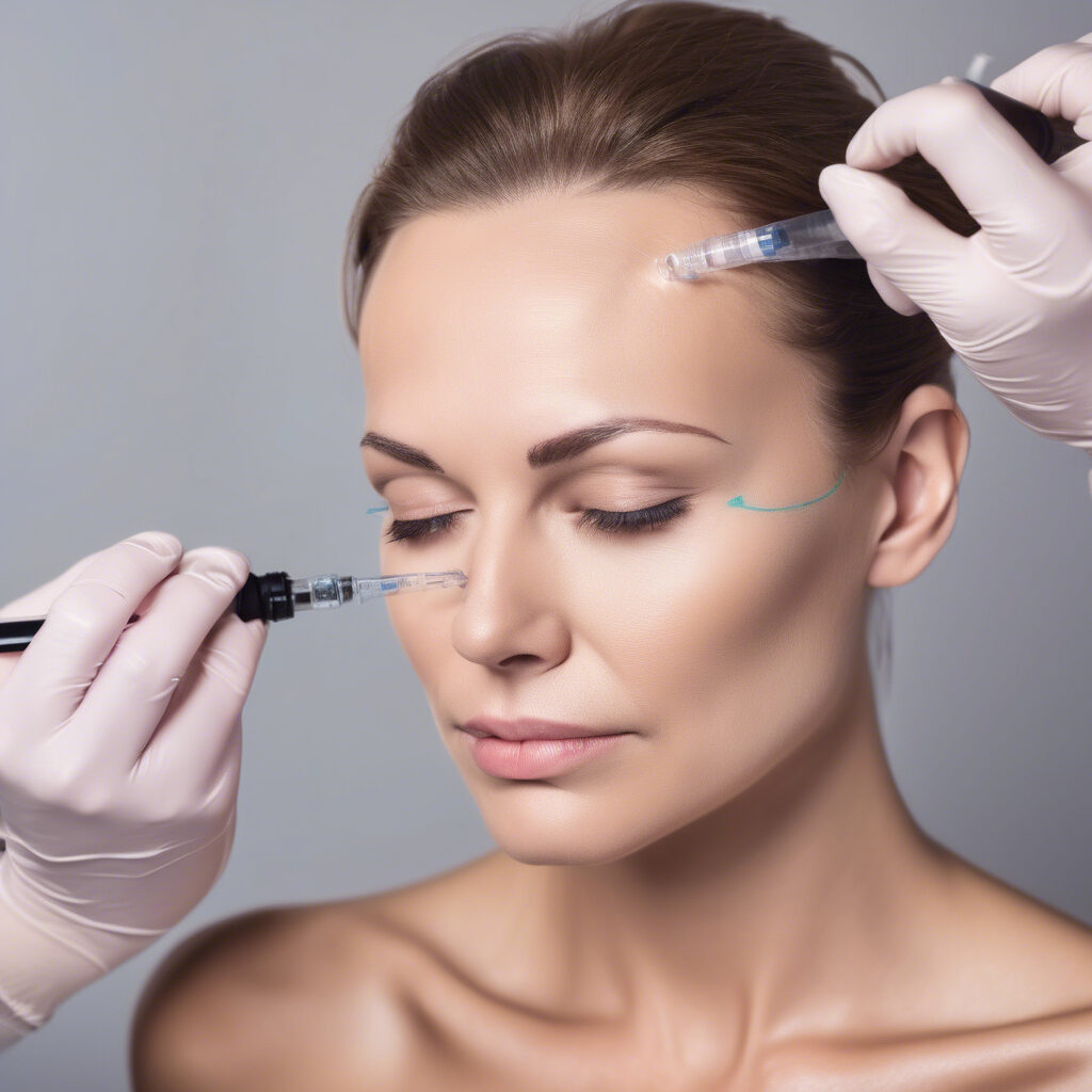 Botox injection treatment